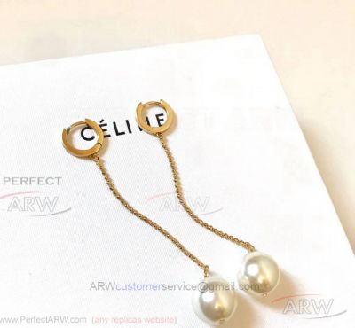 AAA Fake Celine Pearl Drop Earrings